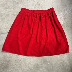 House Of Harlow 1960 Revolve Red Lined Mini Skirt Side Zip Size Small